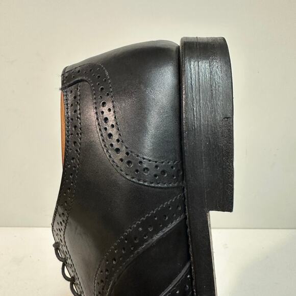 EXCELLENT Rancourt & Co. x Cole Haan Black Wingtip Derby Made in Maine, USA 10 main image 9